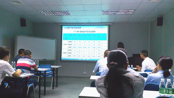 正睿咨询专家老师主导召开天行健管理升级周例会