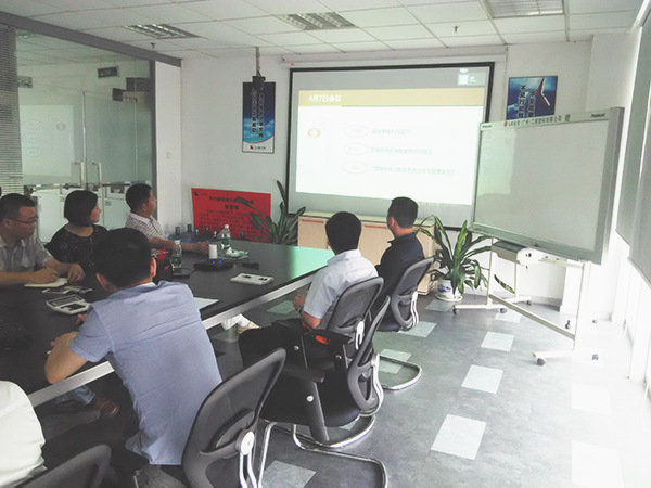 正睿咨询金涛老师对天行健管理者培训《营销与生产的关系》