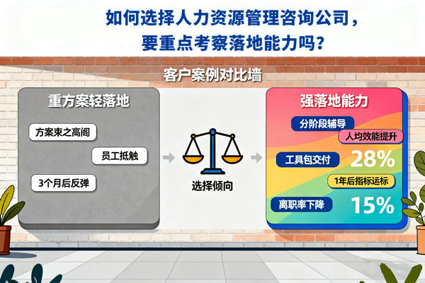 如何选择人力资源管理咨询公司，要重点考察落地能力吗？