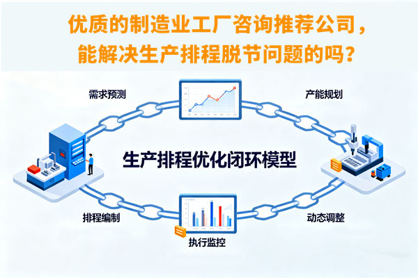 优质的制造业工厂咨询推荐公司，能解决生产排程脱节问题的吗？